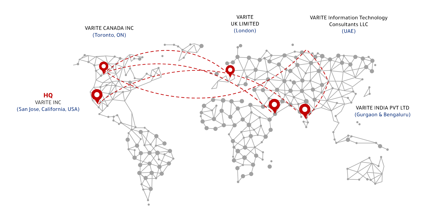Varite Global Footprint